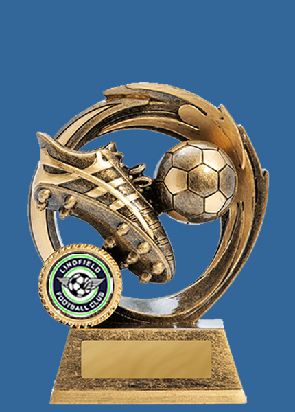 LF#1006-9_e Resin Football Trophy