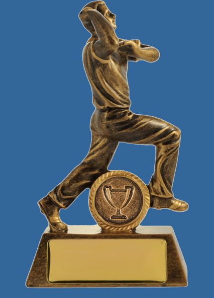 742-1BOW_e All Action Series Resin Cricket Trophy