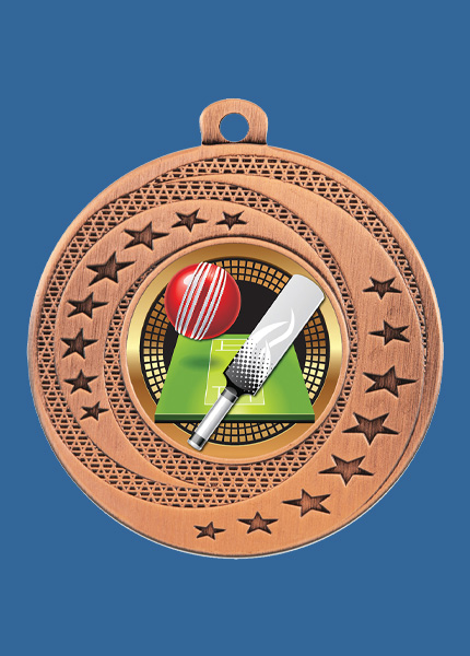 BSW140Bt Wayfare Series Cricket Medal Antique Bronze
