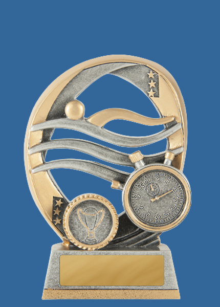 613-2_e Elliptical Series Resin Swimming Trophy