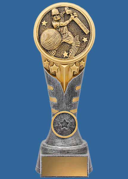 KN214_t Ikon Series Cricket Batting Resin Trophy