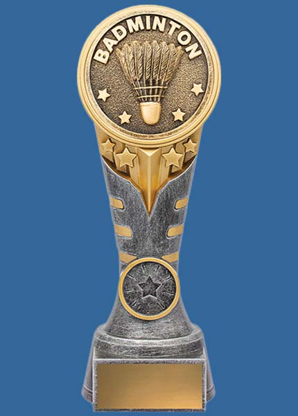 KN246_t Ikon Series Badminton Resin Trophy