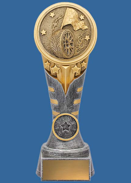 KN284_t Ikon Series Motorsport Resin Trophy
