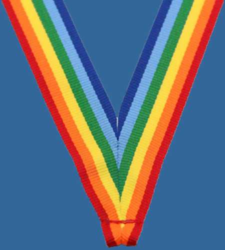 KKRB Rainbow Medal Ribbon