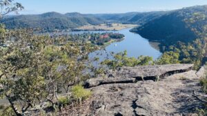 Bush Walks 4 on the Central Coast. Hawkesbury River at Wisemans Ferry.