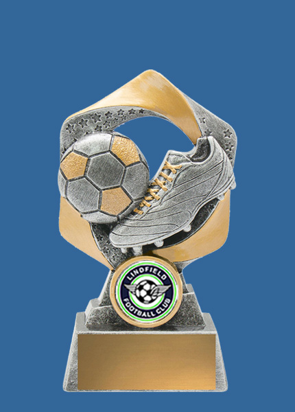 LF#A2638_t Resin Football Trophy