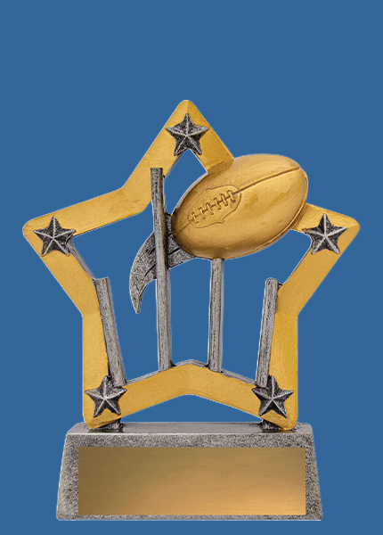 12912t AFL Mini Star Resin Trophy
