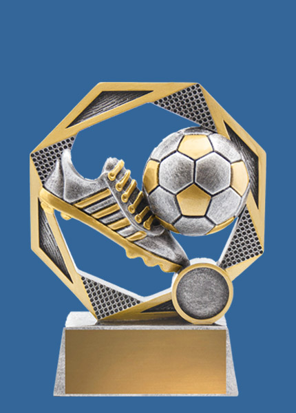 Modern Soccer Trophy