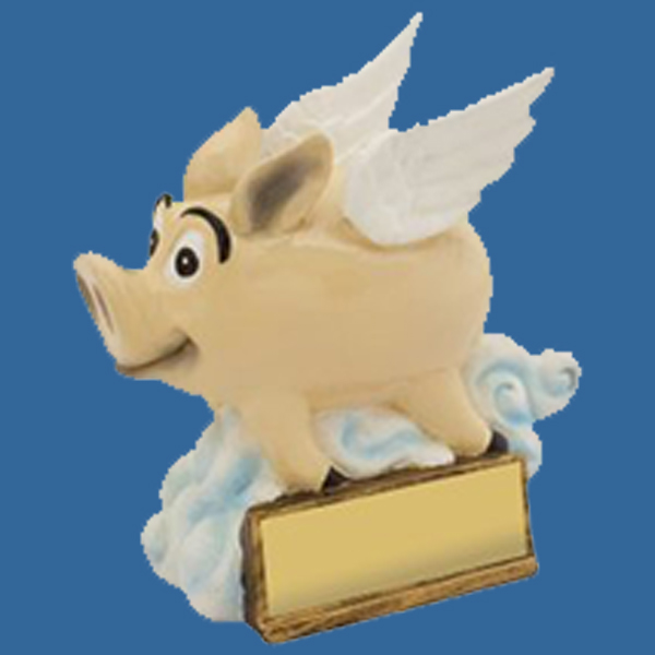 12506t Flying Pig Low Chance Novelty Trophy