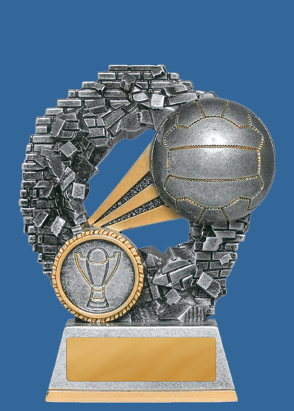 1016-8_e Comet Series Netball Resin Trophy