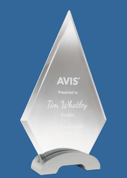 1263-1_e Spectre Arrowhead Clear Glass Award (10mm Thick)