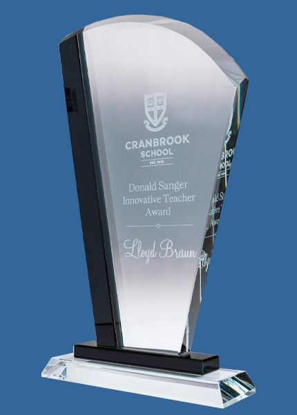 1264-1_e Dualliss Arch Clear Glass Award (15mm Thick)