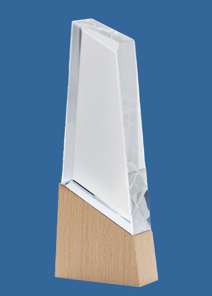 1290Ae Crystal-Timber Blade Award (35mm Thick)