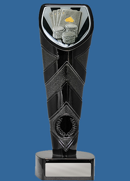 25BK_-CS54e Black Cobra Poker Trophy