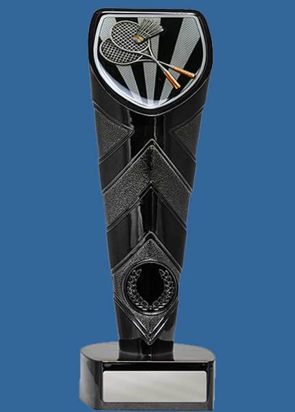 25BK_-CS57e Black Cobra Badminton Trophy