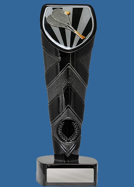 25BK_-CS60e Black Cobra Squash Trophy