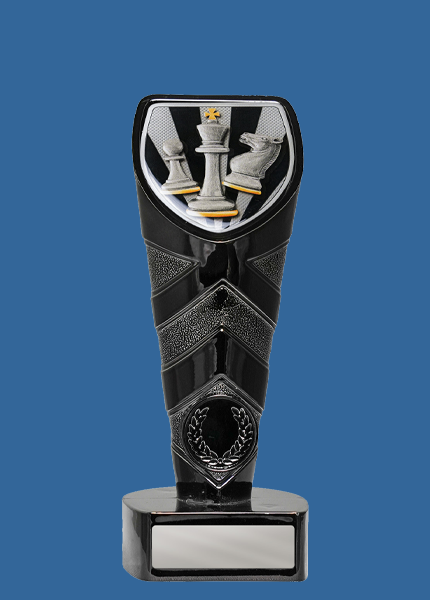25BK_-CS43e Black Cobra Chess Trophy