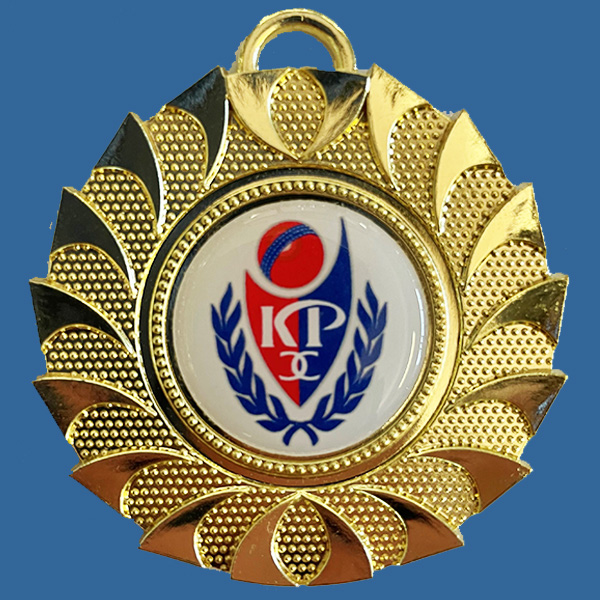 1036GVPe 50mm Bright Gold Medal with 25mm Insert