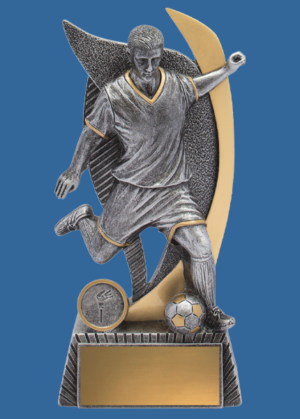 A3180_t Warrior Series Resin Football Trophy Male
