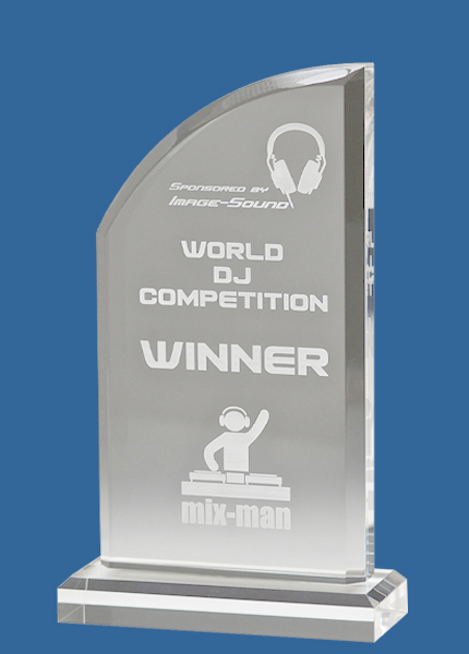 ACT02_t Jazz Clear Acrylic Award (20mm thick)