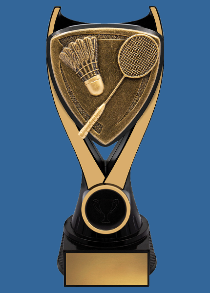 NV946_t Nova Series Plastic Badminton Trophy