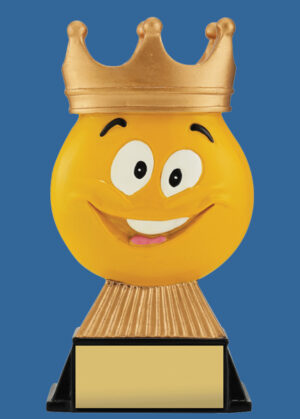 12512t Resin Crown Emoji Trophy