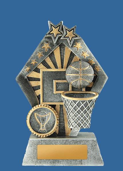 1003-7_e Sunrise Series Resin Basketball Trophy