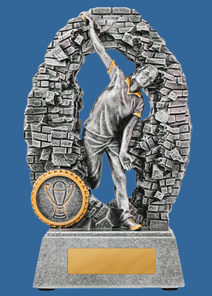1010-1BOWF_e Crash Series Female Bowling Cricket Trophy