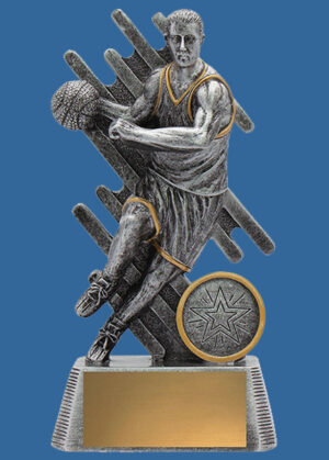 33060_t Zoom Series Resin Male Basketball Trophy