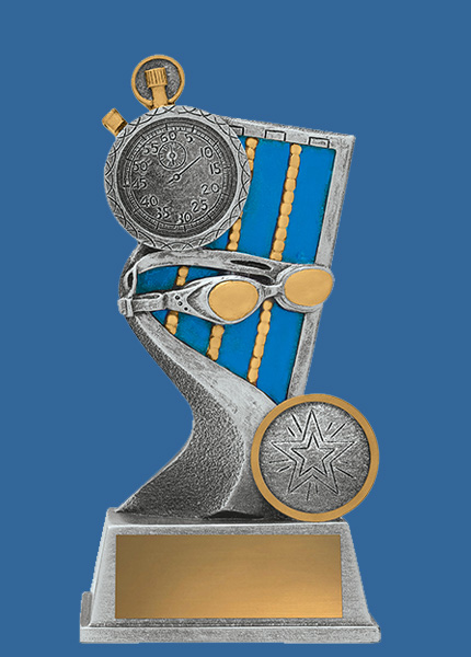 35230_t Cascade Series Resin Swimming Trophy