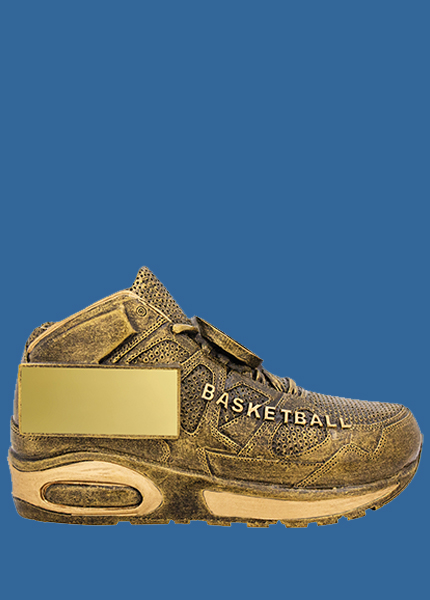 A1442_t Mini Shoe Series Resin Basketball Trophy