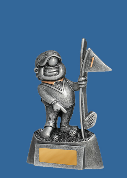 1028-10Ee Nearest the Pin Funnie Resin Golf Trophy