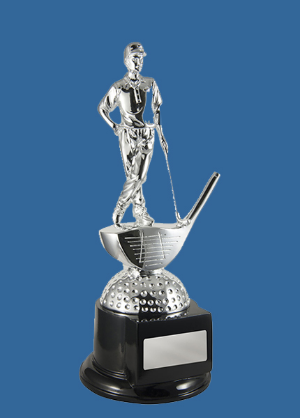 313MAe Waiting Resin Golf Trophy