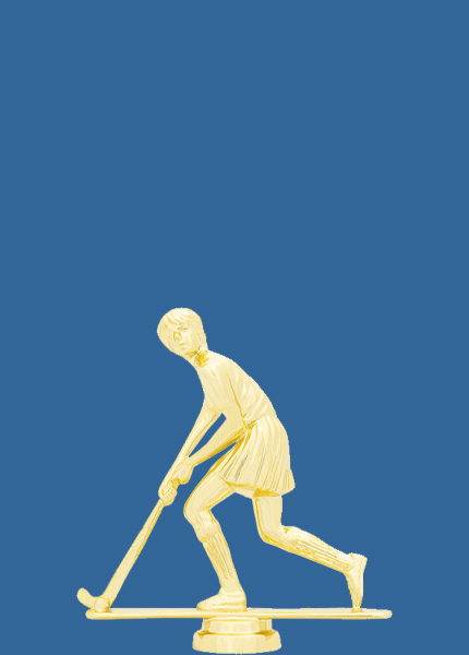 8156t Gold Plastic Female Trophy Figurine - 8.5cm
