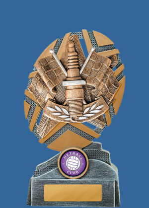 24_-RS23Ae StarBurst Series Motor Sports Resin Trophy