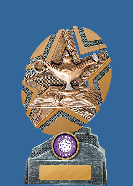 24_-RS39e StarBurst Series Acedemic Resin Trophy