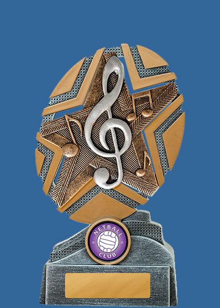 24_-RS44e StarBurst Series Music Resin Trophy