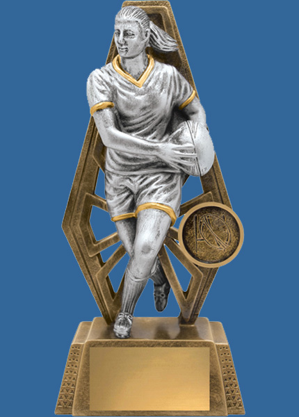 11212_t Cyber Series Resin Rugby Trophy