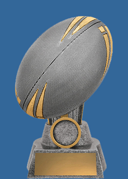 A3239t Salvo Series Resin Rugby Trophy