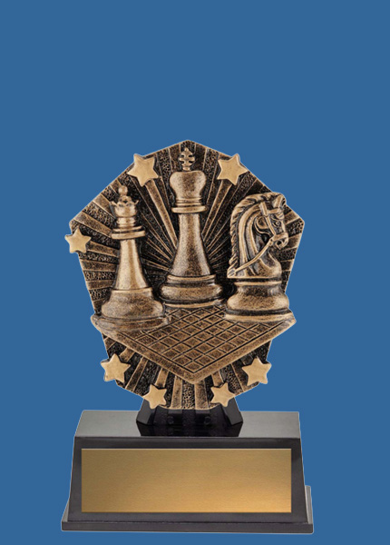 CSM78t Cosmos Series Super Mini Chess Trophy