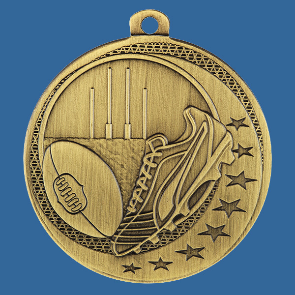 MW912Gt Wayfare Series AFL Medal Antique Gold