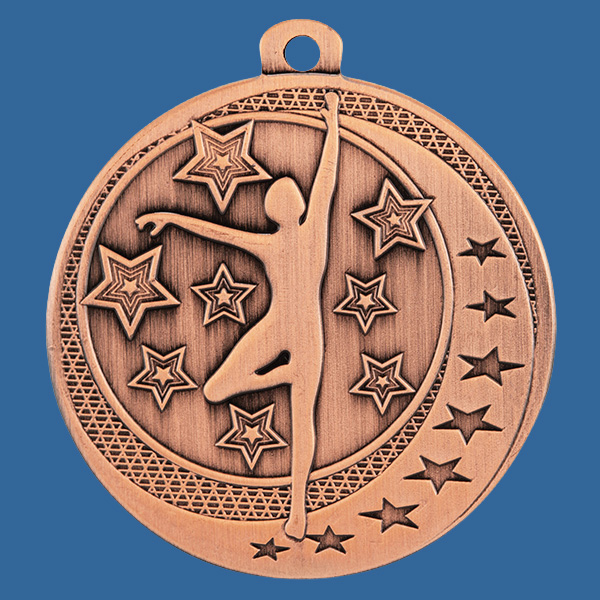 MW932Bt Wayfare Series Dance Medal Antique Bronze