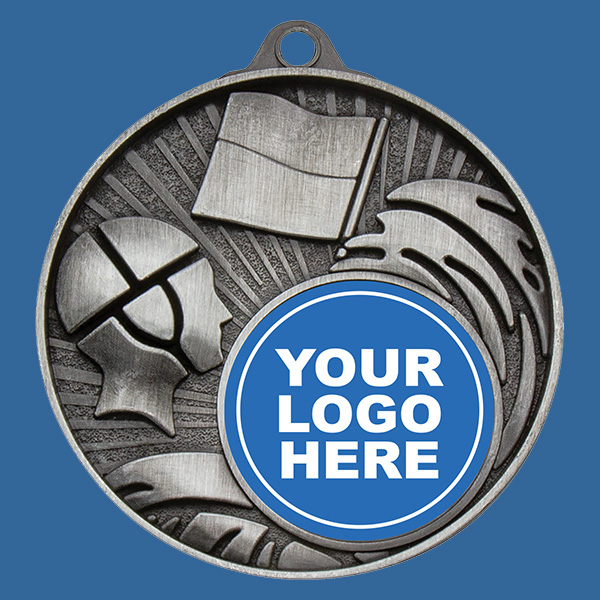 MZ658St Surf Lifesaving Medal Antique Silver 50mm
