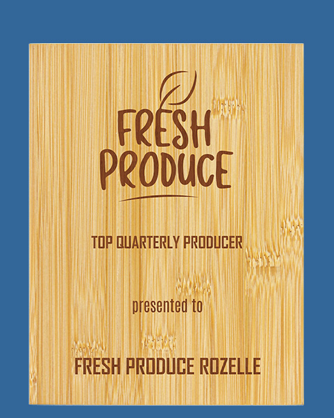 QS_t Bamboo Plaque Awards