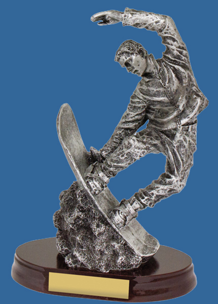 SR91t Skiing Resin Trophy 20cm