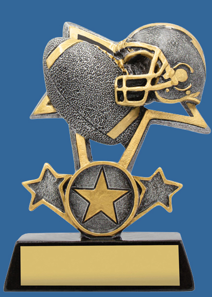 American Football Tri-Star Budget Trophy