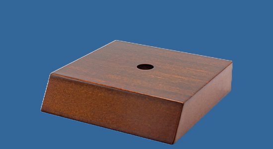 LT131t Walnut Timber Base 75mm Width