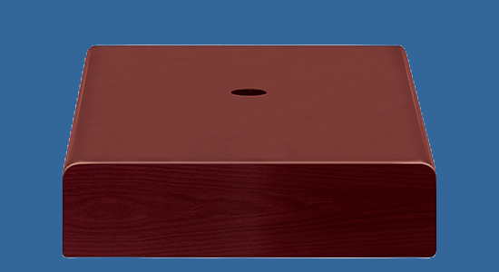 WR131t Rosewood Timber Base 82mm Width