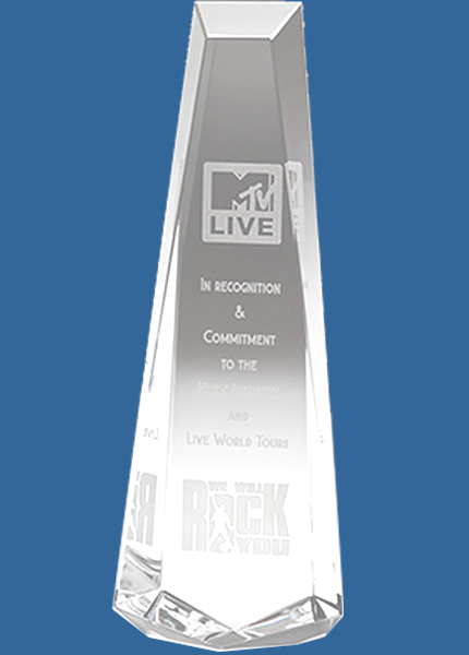 CC337_t Standout Crystal Trophy