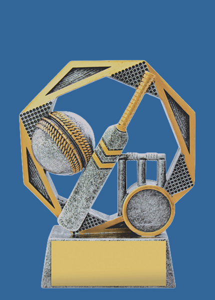 a2440_t Helm Series Cricket Resin Trophy
